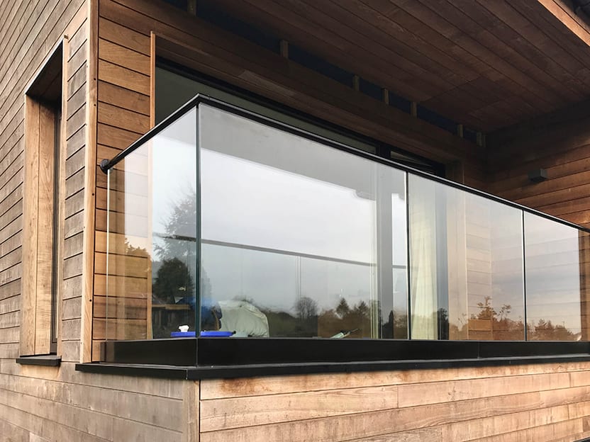 balconies with glass balustrade in Sydney